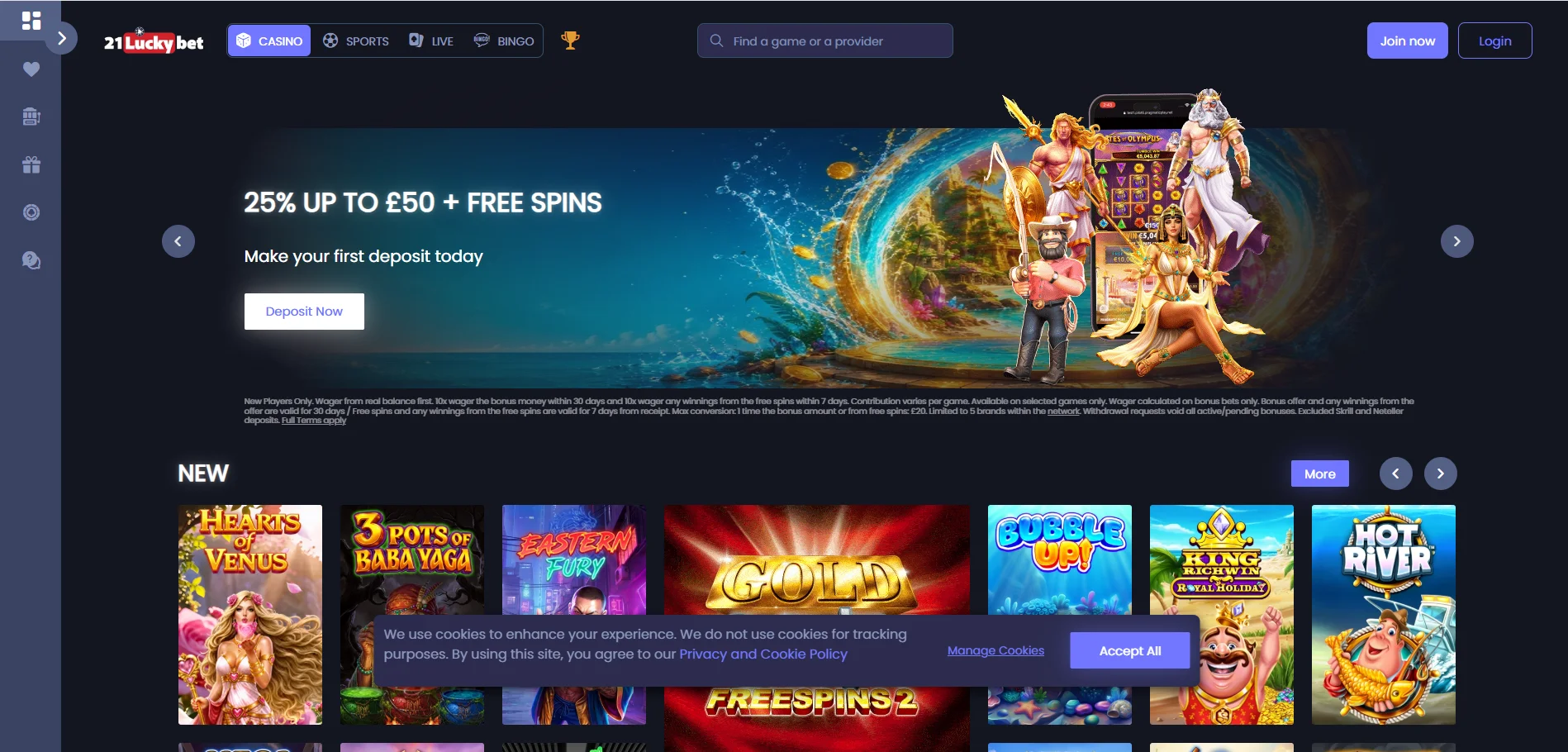 21luckybet homepage