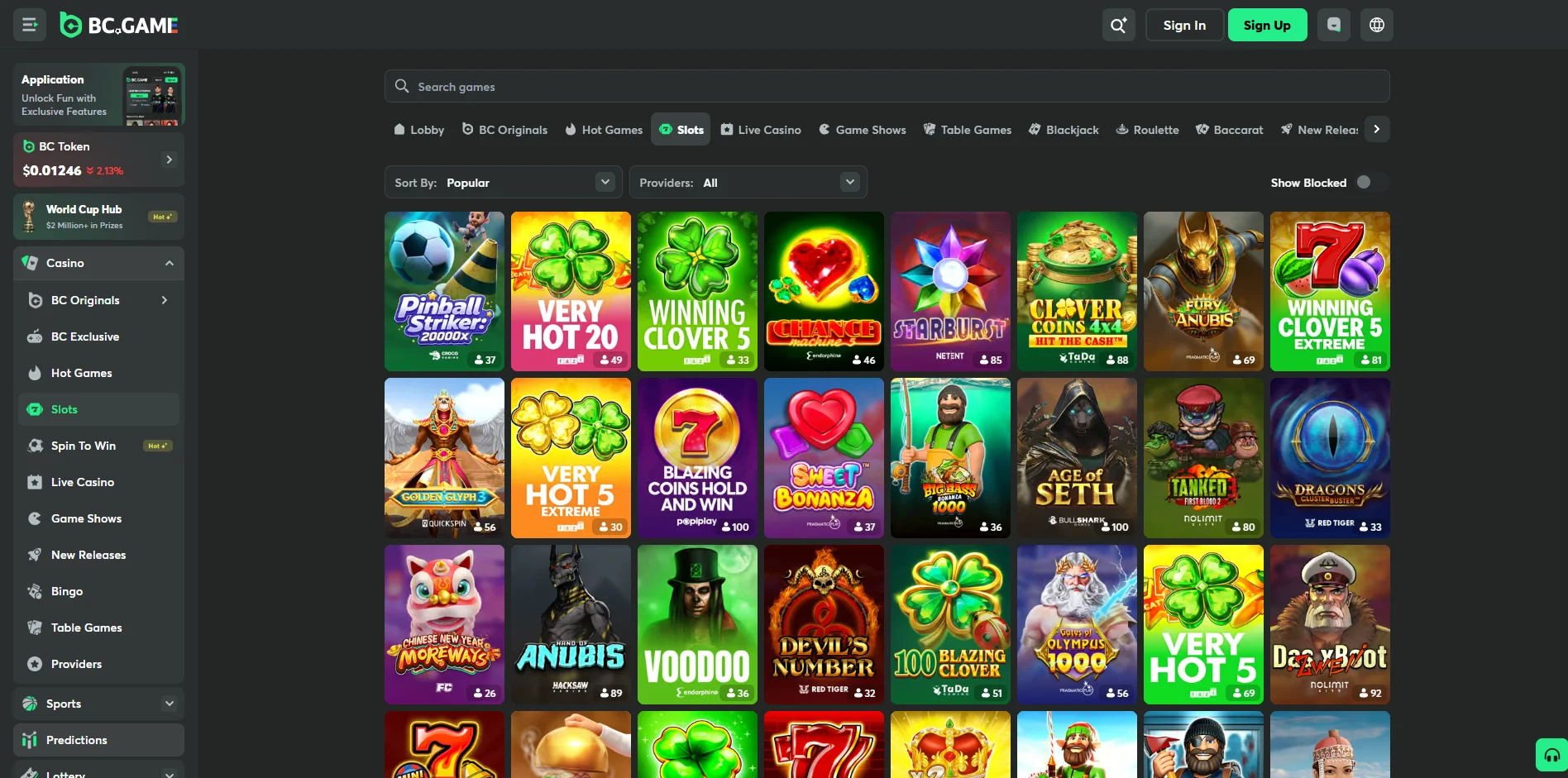 bcgame game library