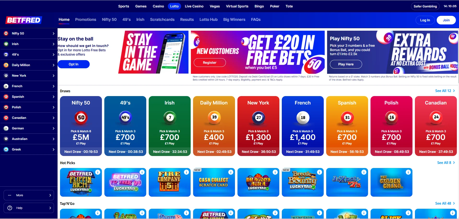 betfred lotto