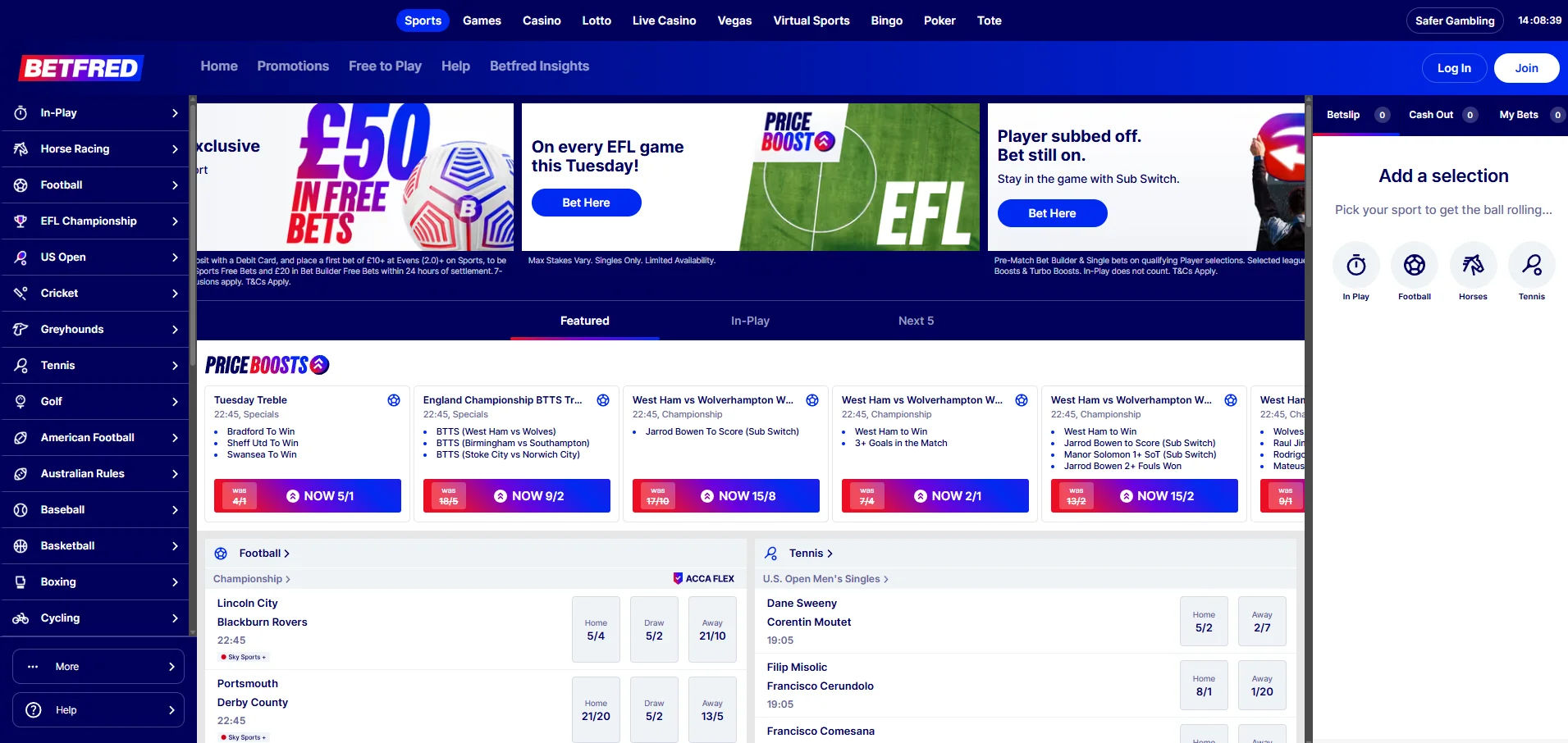 betfred sportsbook