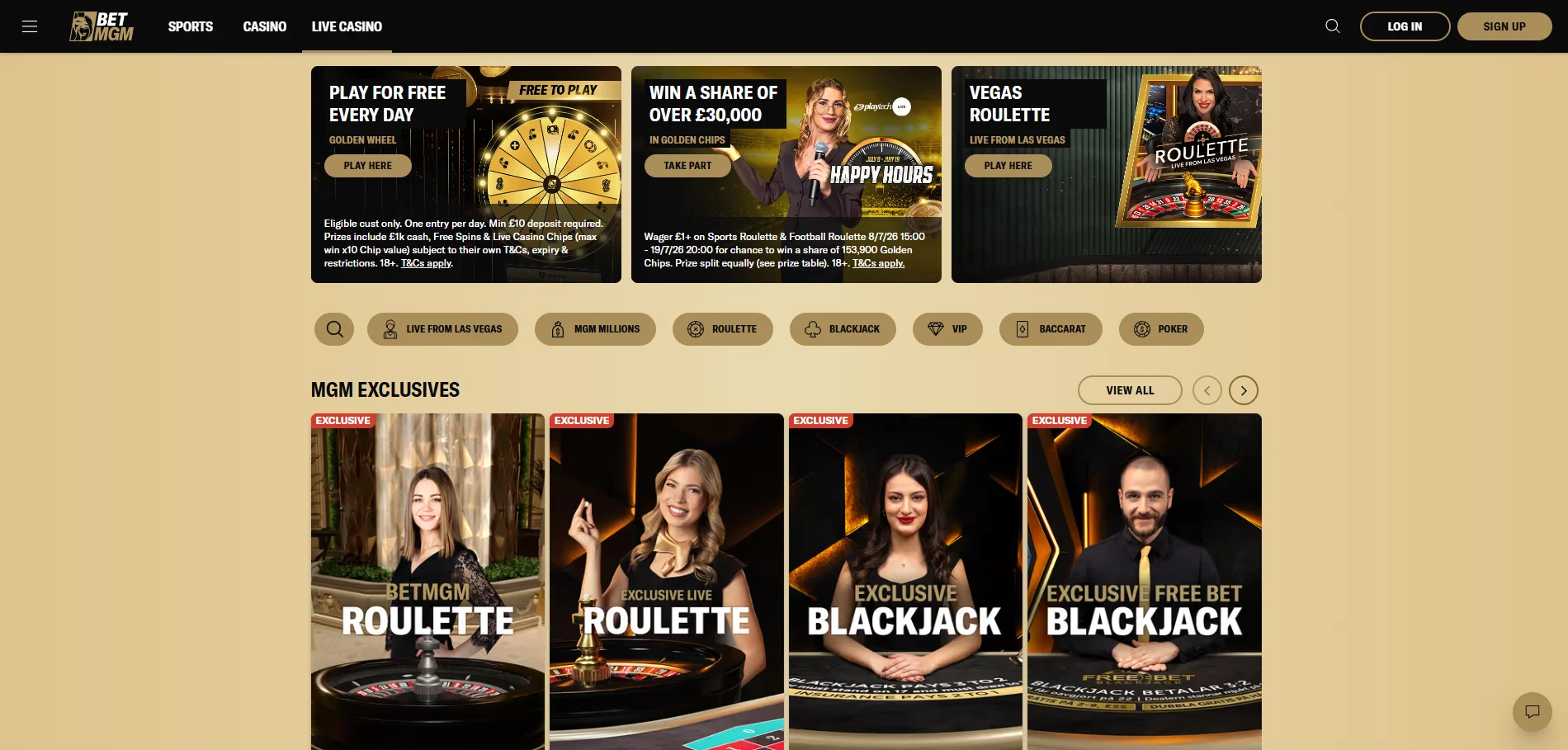 betmgm live casino
