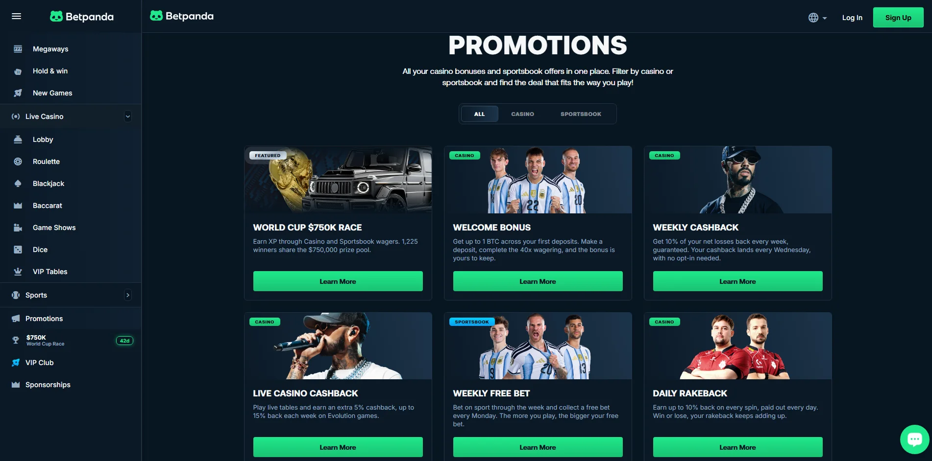 Betpanda Promotions