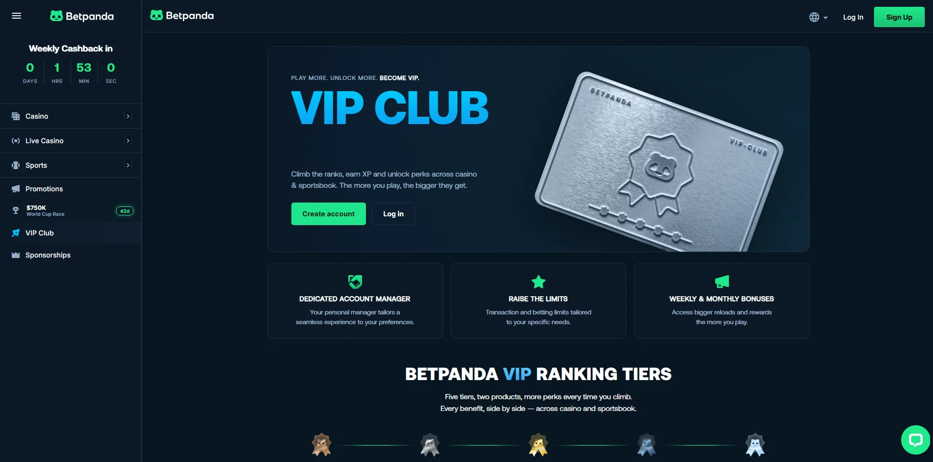 Betpanda VIP Club