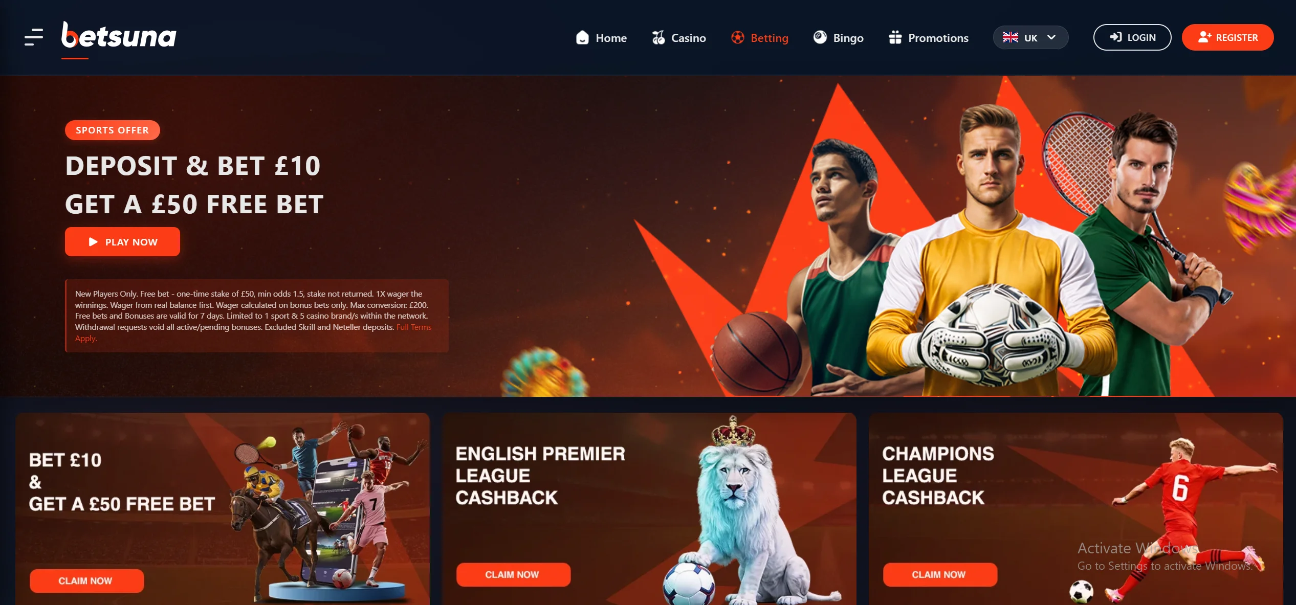 betsuna betting promotions