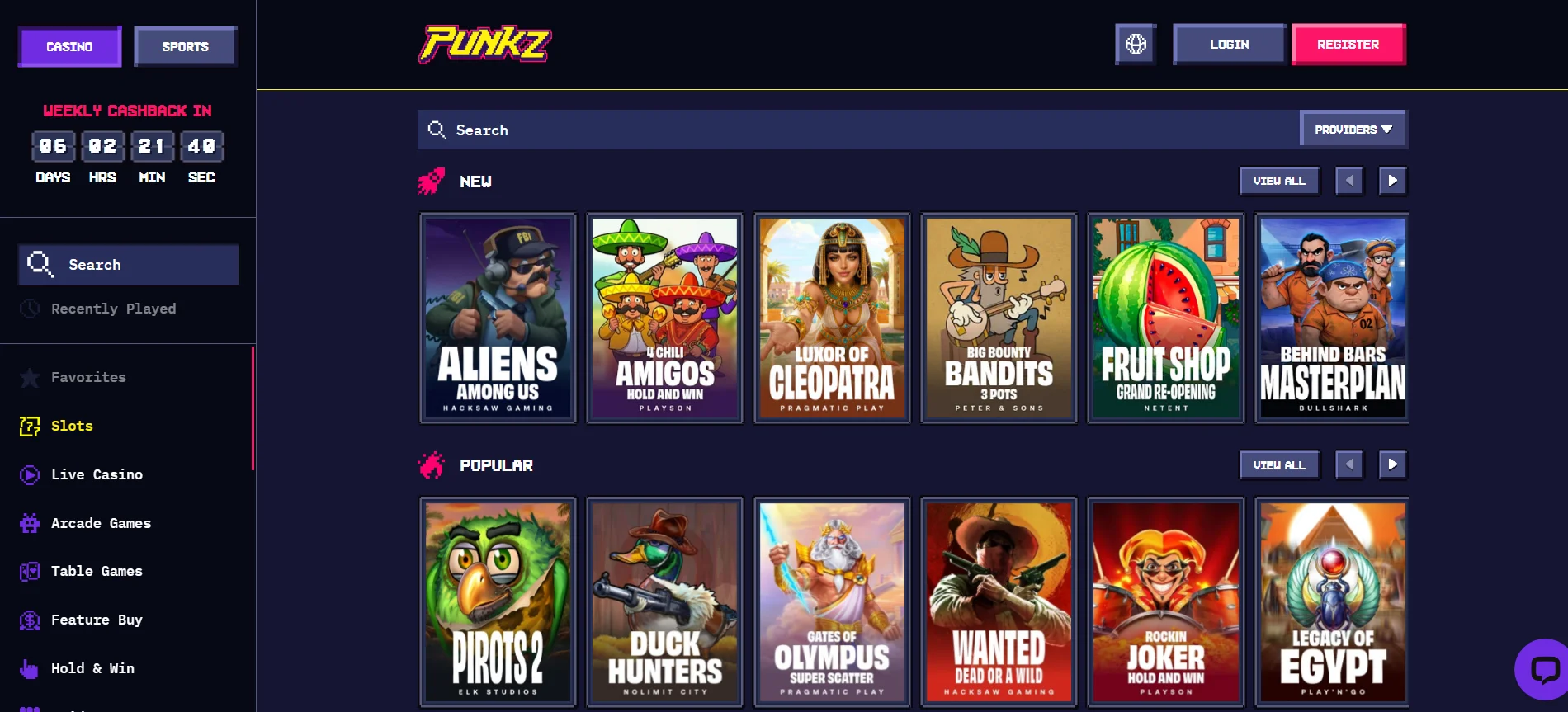 Casino Punkz Slots
