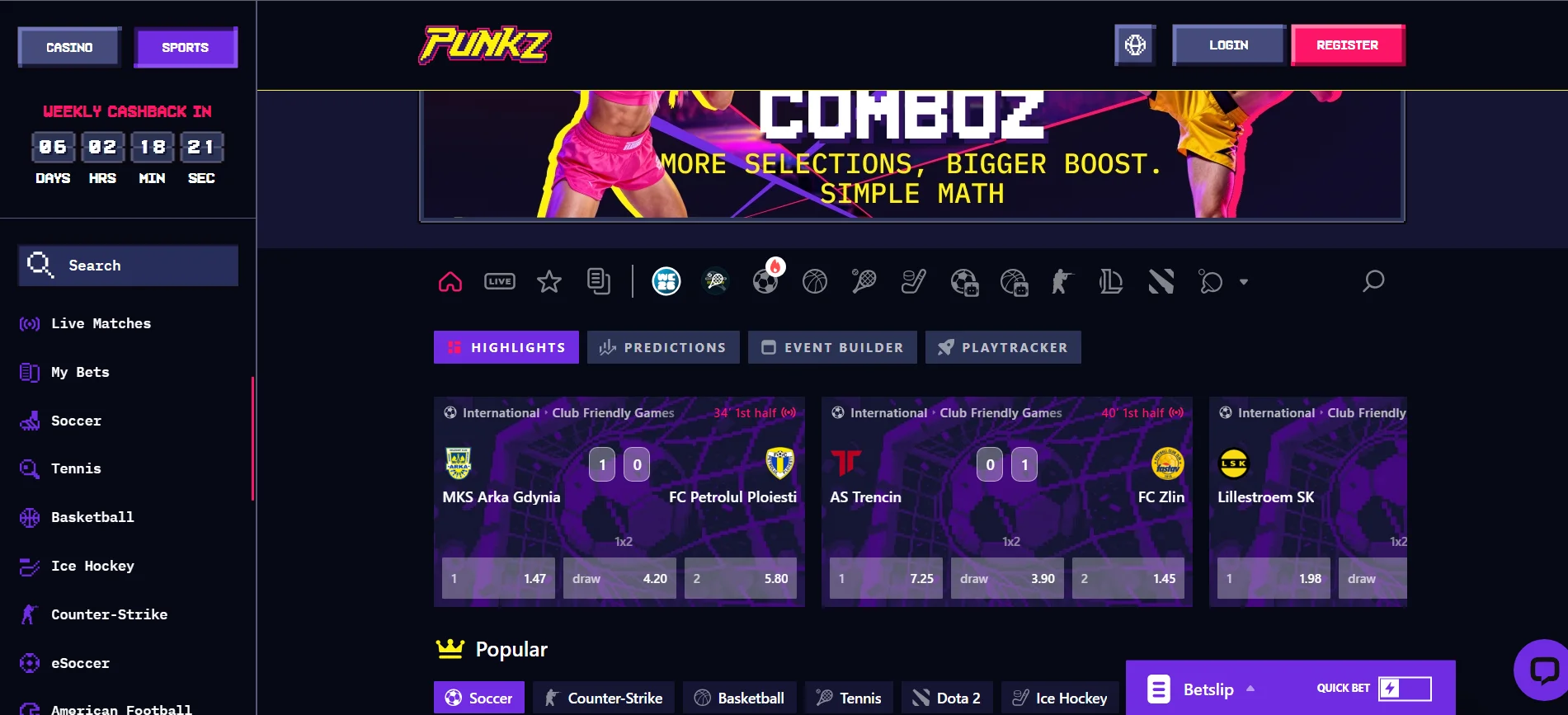 Casino Punkz SportsBook