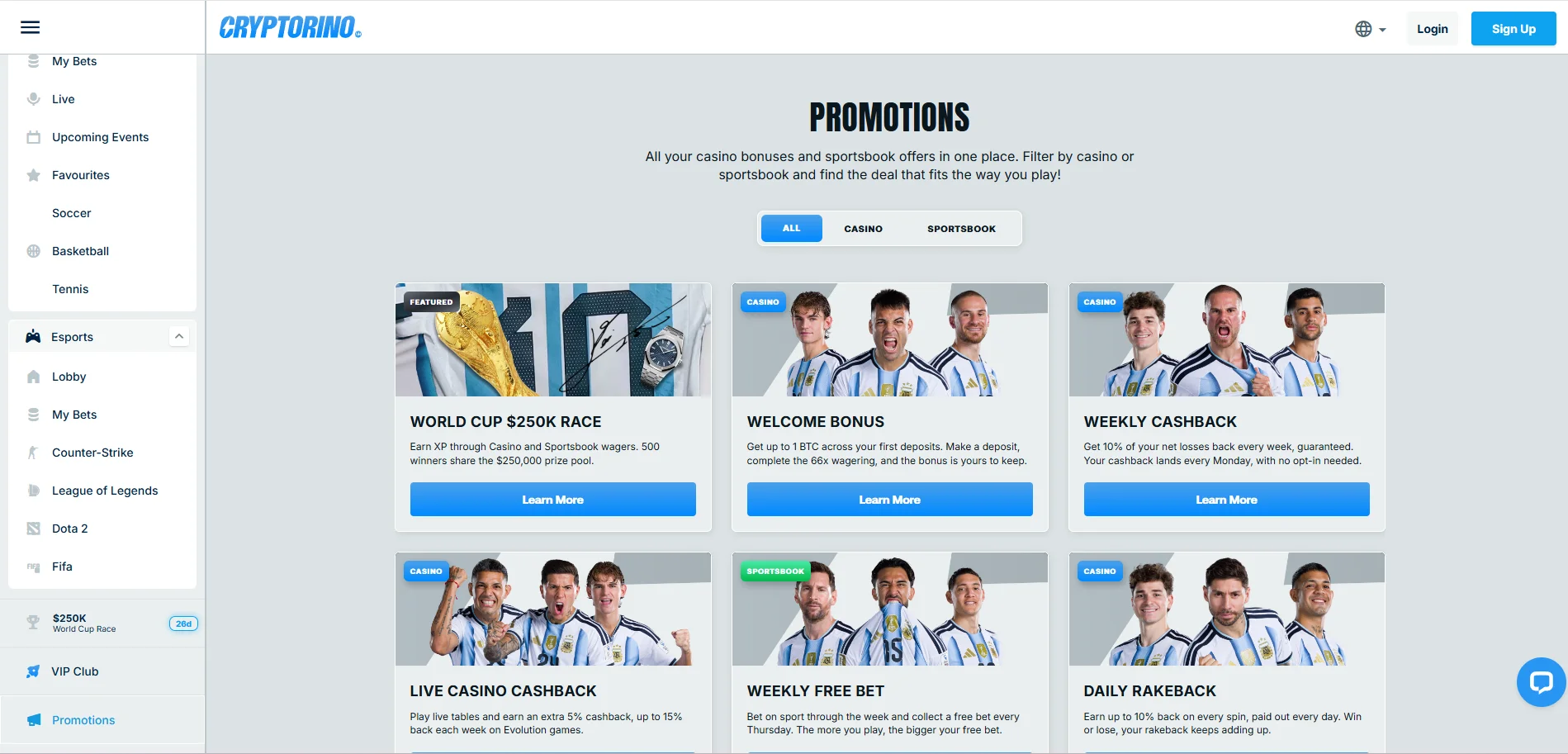 cryptorino promotions