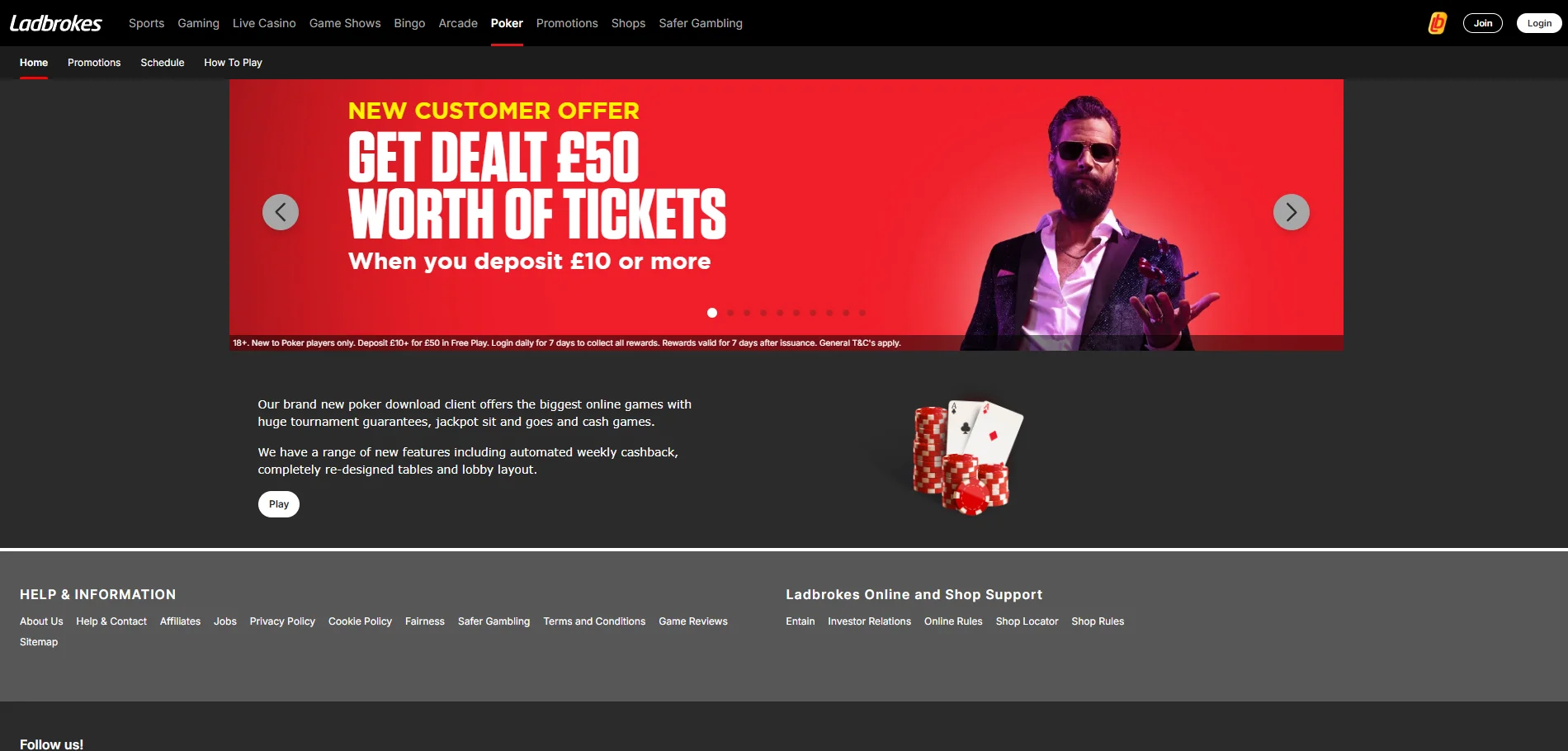 ladbrokes poker