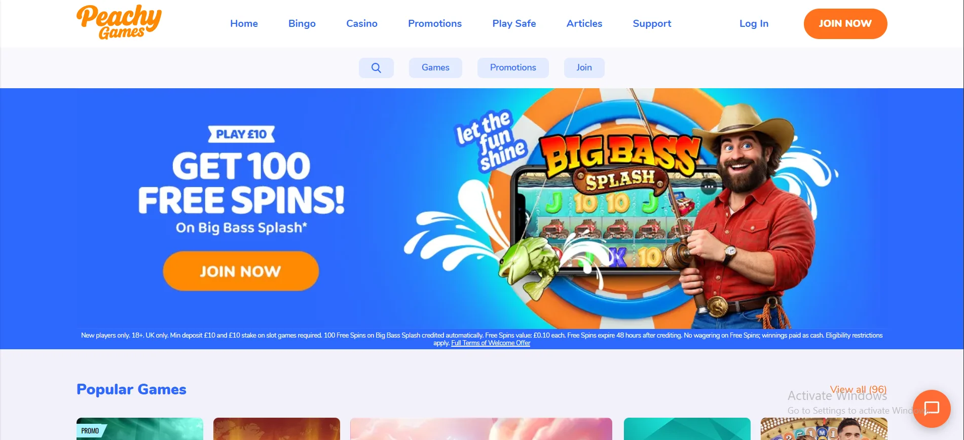 peachygames casino