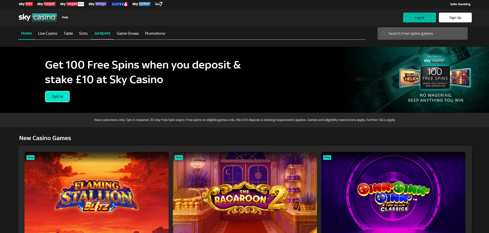 skyvegas casino