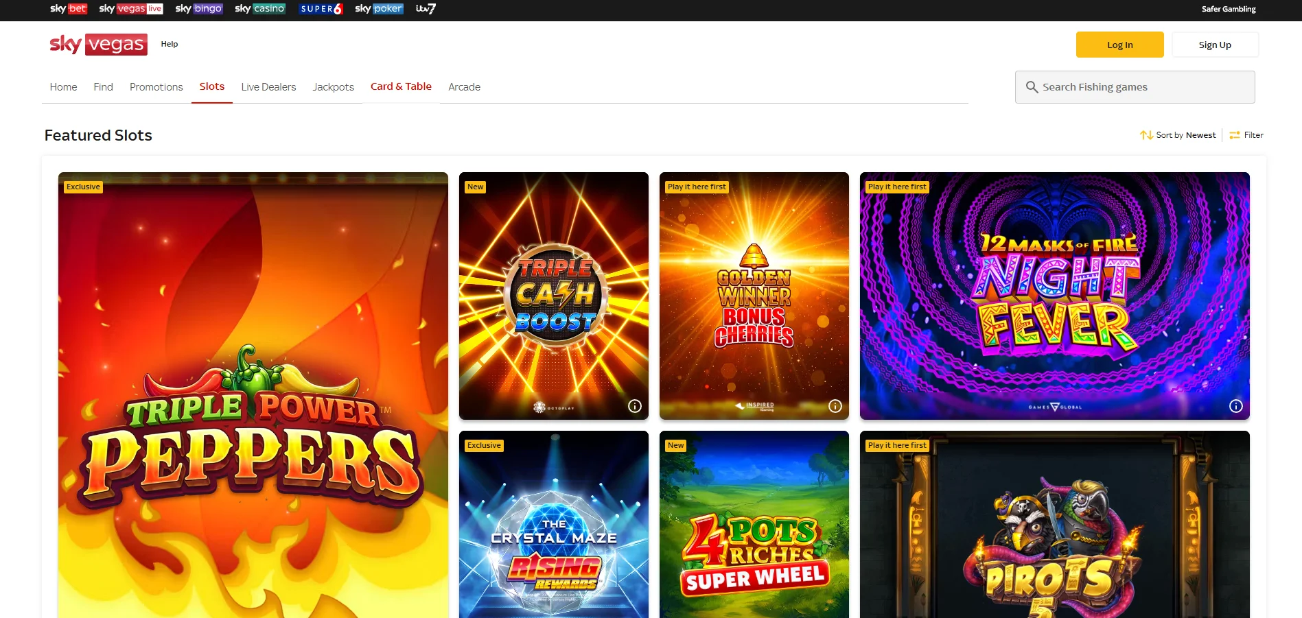 skyvegas slots